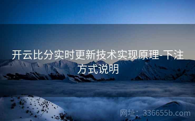 开云比分实时更新技术实现原理-下注方式说明